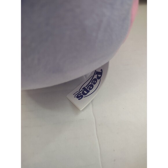 2024 PEEPS 12" Tall PINK & PURPLE Plush Easter Bunny w/ Tag - Picture 5 of 7